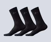 Medias Ciclismo Givelo Paquete 3 Calcetines Negros